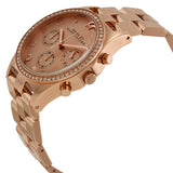 Buy Shop Marc Jacobs Henry Chronograph Rose Gold Dial Rose Gold Steel Strap Watch for Women - MBM3118 USA Online