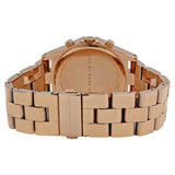 Buy Shop Marc Jacobs Henry Chronograph Rose Gold Dial Rose Gold Steel Strap Watch for Women - MBM3118 USA Online