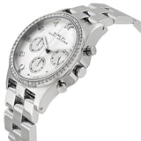 Buy Shop Marc Jacobs Henry Chronograph Silver Dial Silver Steel Strap Watch for Women - MBM3104 USA Online