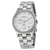 Buy Shop Marc Jacobs Henry Chronograph Silver Dial Silver Steel Strap Watch for Women - MBM3104 USA Online