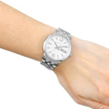 Buy Shop Marc Jacobs Fergus White Dial Silver Steel Strap Watch for Women - MBM8646 USA Online