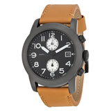 Buy Shop Marc Jacobs Larry Chronograph Black Dial Brown Leather Strap Watch for Men - MBM5053 USA Online