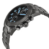 Buy Shop Marc Jacobs Larry Chronograph Black Dial Gunmetal Grey Steel Strap Watch for Men - MBM5031 USA Online