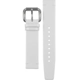 Marc Jacobs Blade White Dial White Leather Strap Watch for Women - MBM1187