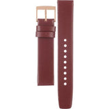 Buy Shop Marc Jacobs Baker Maroon Dial Maroon Leather Strap Watch for Women - MBM1267 USA Online