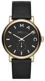 Buy Shop Marc Jacobs Baker Black Dial Black Leather Strap Watch for Women - MBM1269 USA Online