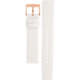 Buy Shop Marc Jacobs Baker White Dial White Leather Strap Watch for Women - MBM1283 USA Online