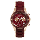 Buy Shop Marc Jacobs Rock Chronograph Red Dial Red Silicone Strap Watch for Women - MBM2596 USA Online