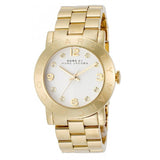 Buy Shop Marc Jacobs Amy White Dial Gold Steel Strap Watch for Women - MBM3056 USA Online