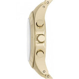 Marc Jacobs Blade Chronograph Gold Dial Gold Steel Strap Watch for Women - MBM3101