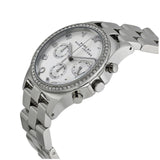 Buy Shop Marc Jacobs Henry Chronograph Silver Dial Silver Steel Strap Watch for Women - MBM3104 USA Online