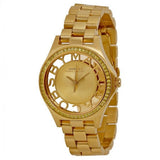 Buy Shop Marc Jacobs Henry Transparent Gold Dial Gold Steel Strap Watch for Women - MBM3338 USA Online