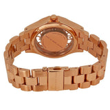 Buy Shop Marc Jacobs Henry Transparent Rose Gold Dial Rose Gold Steel Strap Watch for Women - MBM3339 USA Online