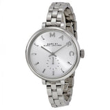 Buy Shop Marc Jacobs Sally Silver Dial Silver Steel Strap Watch for Women - MBM3362 USA Online