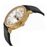 Buy Shop Marc Jacobs Fergus White Dial Black Leather Strap Watch for Men - MBM5081 USA Online