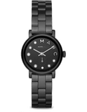 Buy Shop Marc Jacobs Marc Black Dial Black Steel Strap Watch for Women - MBM8673 USA Online