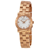 Buy Shop Marc Jacobs Mini Amy White Dial Rose Gold Steel Strap Watch for Women - MBM3078 USA Online