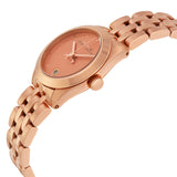 Buy Shop Marc Jacobs Peeker Pink Dial Rose Gold Stainless Steel Strap Watch for Women - MBM3377 USA Online