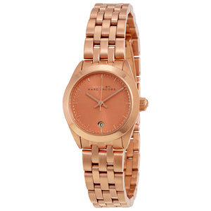 Buy Shop Marc Jacobs Peeker Pink Dial Rose Gold Stainless Steel Strap Watch for Women - MBM3377 USA Online