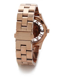 Buy Shop Marc Jacobs Henry Rose Gold Dial Rose Gold Steel Strap Watch for Women - MBM3293 USA Online