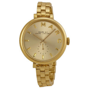 Buy Shop Marc Jacobs Sally Champagne Gold Dial Gold Steel Strap Watch for Women - MBM3363 USA Online