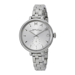 Buy Shop Marc Jacobs Sally Silver Dial Silver Steel Strap Watch for Women - MBM3362 USA Online