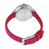 Buy Shop Marc Jacobs Sally White Dial Pink Leather Strap Watch for Women - MBM1353 USA Online