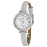 Buy Shop Marc Jacobs Sally White Dial White Leather Strap Watch for Women - MBM1350 USA Online
