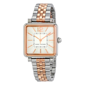Buy Shop Marc Jacobs Vic Silver Dial Two Tone Steel Strap Watch for Women - MJ3463 USA Online