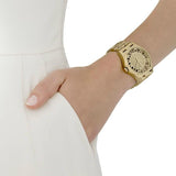 Buy Shop Marc Jacobs Henry Transparent Gold Dial Gold Steel Strap Watch for Women - MBM3206 USA Online