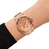 Marc Jacobs Blade Rose Gold Dial Rose Gold Steel Strap Watch for Women - MBM3102