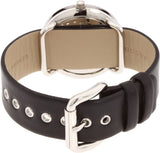 Buy Shop Marc Jacobs Amy Black Dial Black Leather Strap Watch for Women - MBM1140 USA Online