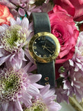 Buy Shop Marc Jacobs Amy Black Dial Black Leather Strap Watch for Women - MBM1154 USA Online