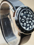 Buy Shop Marc Jacobs Amy Black Dial Black Leather Strap Watch for Women - MBM1163 USA Online