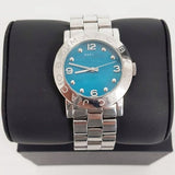 Buy Shop Marc Jacobs Amy Blue Dial Silver Steel Strap Watch for Women - MBM3272 USA Online