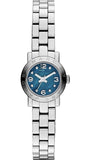 Buy Shop Marc Jacobs Amy Blue Dial Silver Steel Strap Watch for Women - MBM3274 USA Online
