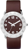 Buy Shop Marc Jacobs Amy Brown Dial Brown Leather Strap Watch for Women - MBM1139 USA Online