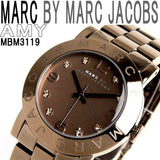 Buy Shop Marc Jacobs Amy Brown Dial Brown Steel Strap Watch for Women - MBM3119 USA Online