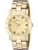 Buy Shop Marc Jacobs Amy Dexter Gold Dial Gold Steel Strap Watch for Women - MBM3215 USA Online