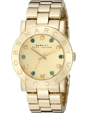 Buy Shop Marc Jacobs Amy Dexter Gold Dial Gold Steel Strap Watch for Women - MBM3215 USA Online