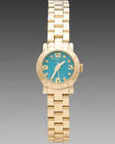 Buy Shop Marc Jacobs Amy Dinky Blue Dial Gold Steel Strap Watch for Women - MBM3229 USA Online