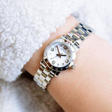 Buy Shop Marc Jacobs Amy Dinky White Dial Silver Steel Strap Watch for Women - MBM3225 USA Online