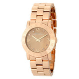 Buy Shop Marc Jacobs Amy Glitz Brown Dial Rose Gold Steel Strap Watch for Women - MBM3221 USA Online
