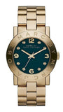Buy Shop Marc Jacobs Amy Green Dial Gold Steel Strap Watch for Women - MBM8619 USA Online