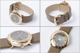 Buy Shop Marc Jacobs Amy Grey Dial Grey Leather Strap Watch for Women - MBM1153 USA Online