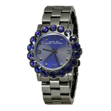 Buy Shop Marc Jacobs Amy Purple Dial Black Steel Strap Watch for Women - MBM3224 USA Online