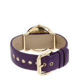 Buy Shop Marc Jacobs Amy Purple Dial Purple Leather Strap Watch for Women - MBM1151 USA Online