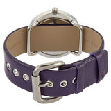 Buy Shop Marc Jacobs Amy Purple Dial Purple Leather Strap Watch for Women - MBM1151 USA Online