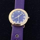 Buy Shop Marc Jacobs Amy Purple Dial Purple Leather Strap Watch for Women - MBM1151 USA Online