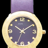 Buy Shop Marc Jacobs Amy Purple Dial Purple Leather Strap Watch for Women - MBM1151 USA Online